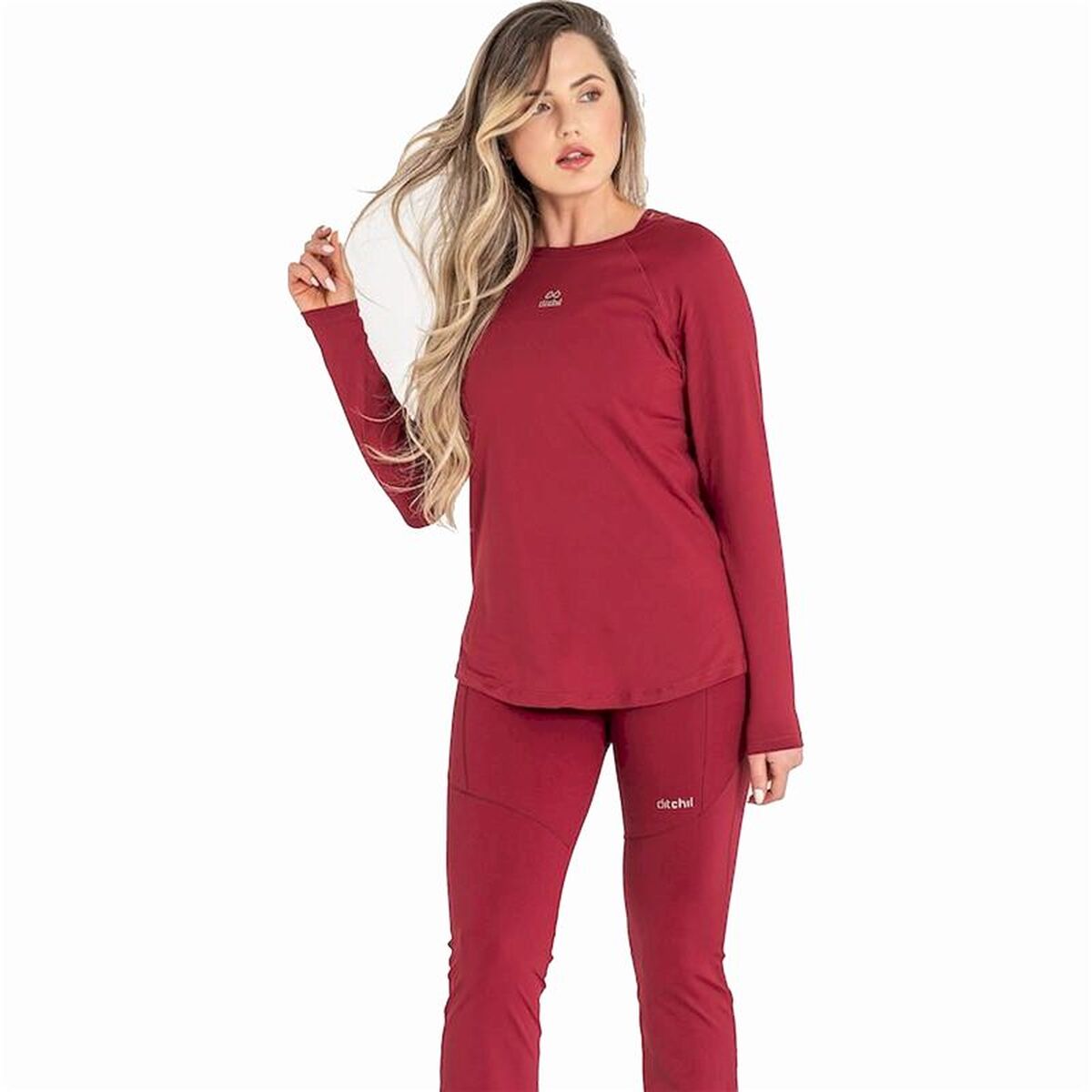 Långärmad t-shirt Dam Ditchil Ditchil Long Sleeve Diva Fitness