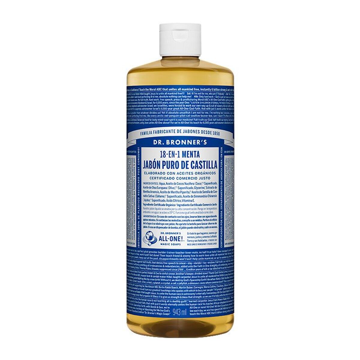 Flytande tvål Dr Bronner's 945 ml Mint