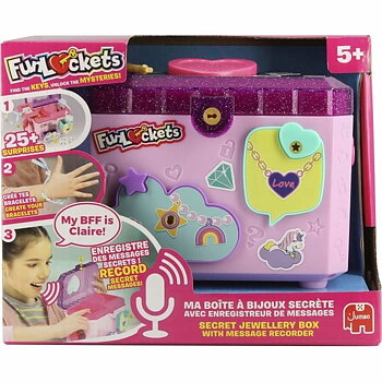 Smyckeskrin Funlockets Multicolour Rosa Plast