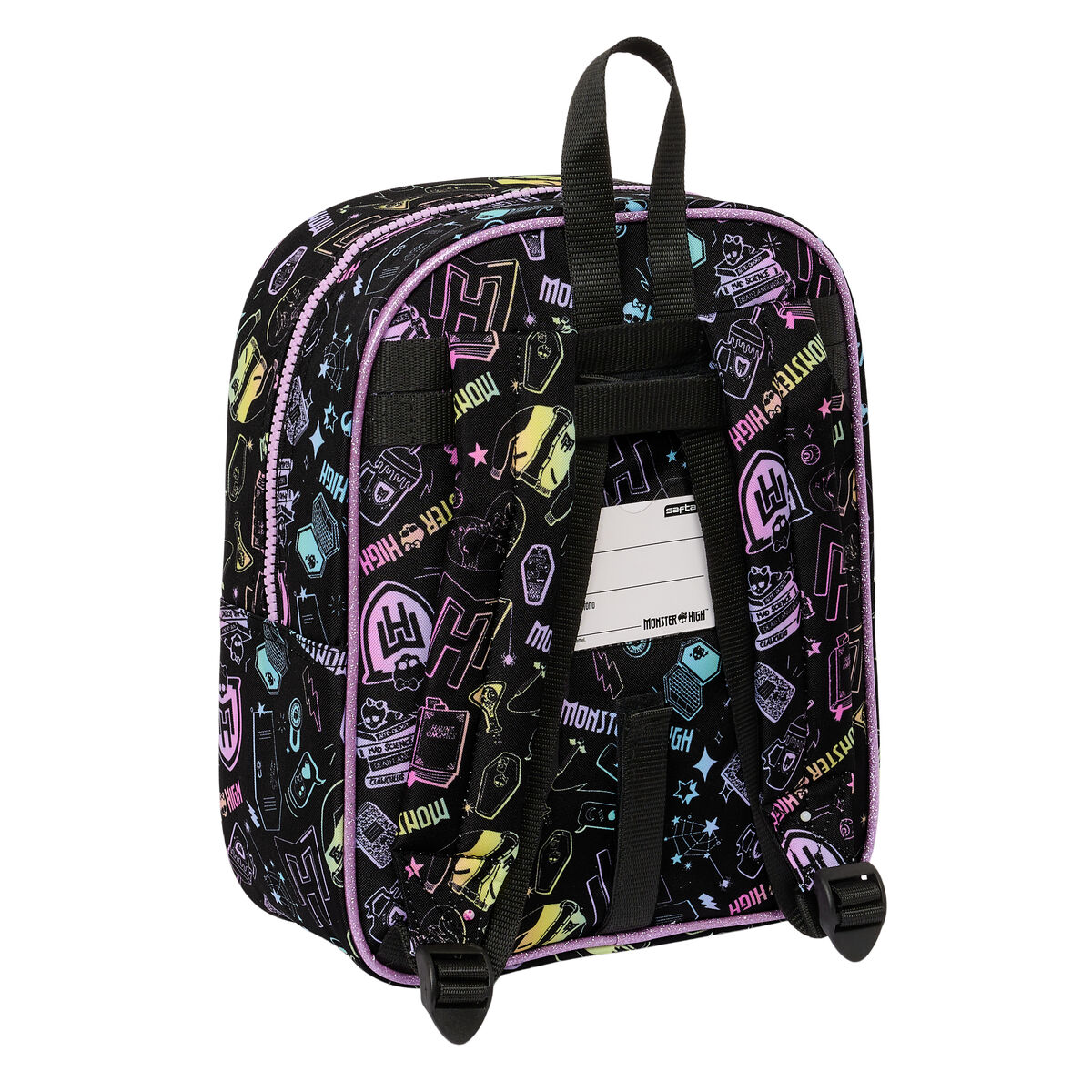Barnryggsäck Monster High Svart 22 x 27 x 10 cm - 3