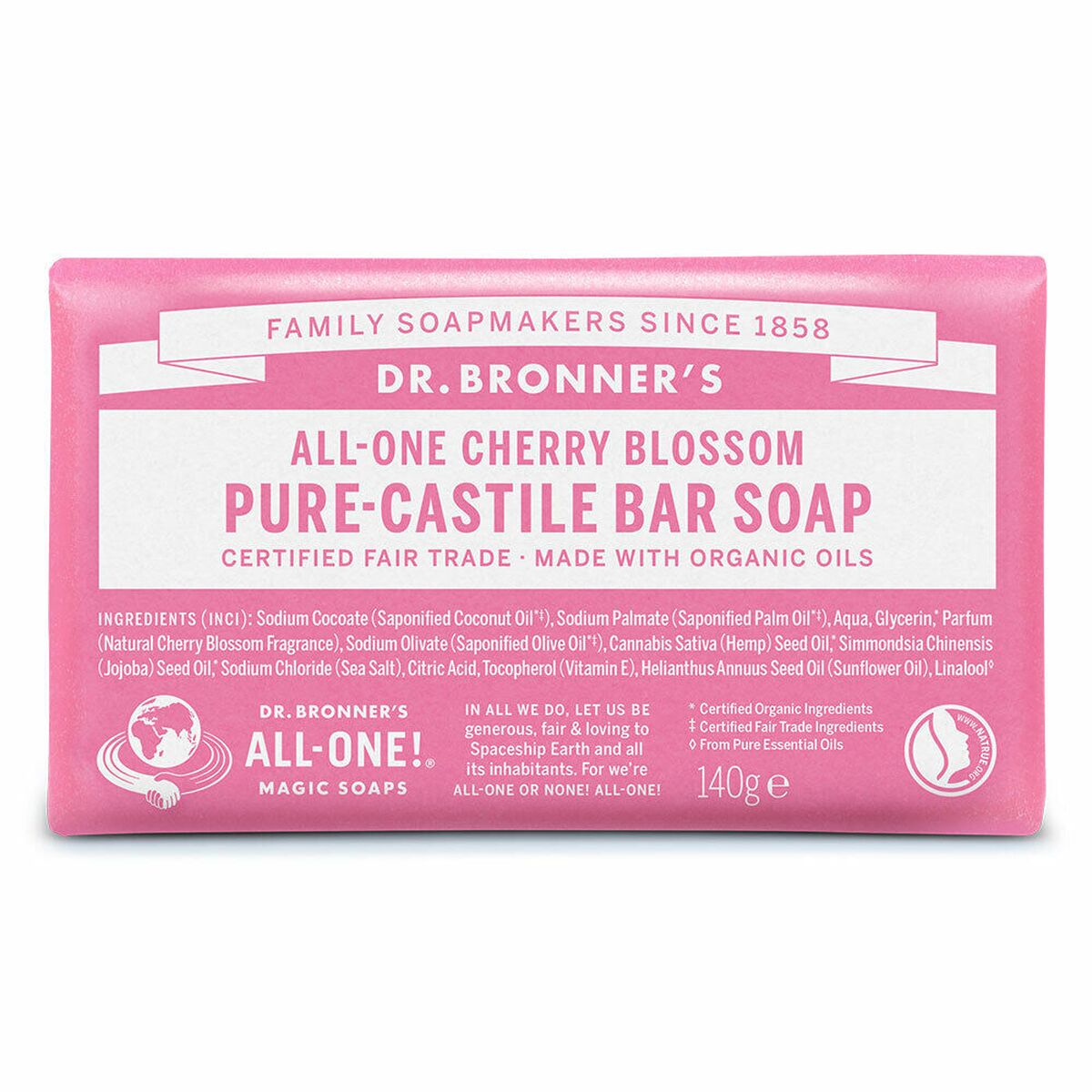 Tvål Dr Bronner's All One Cherry Blossom 140 g