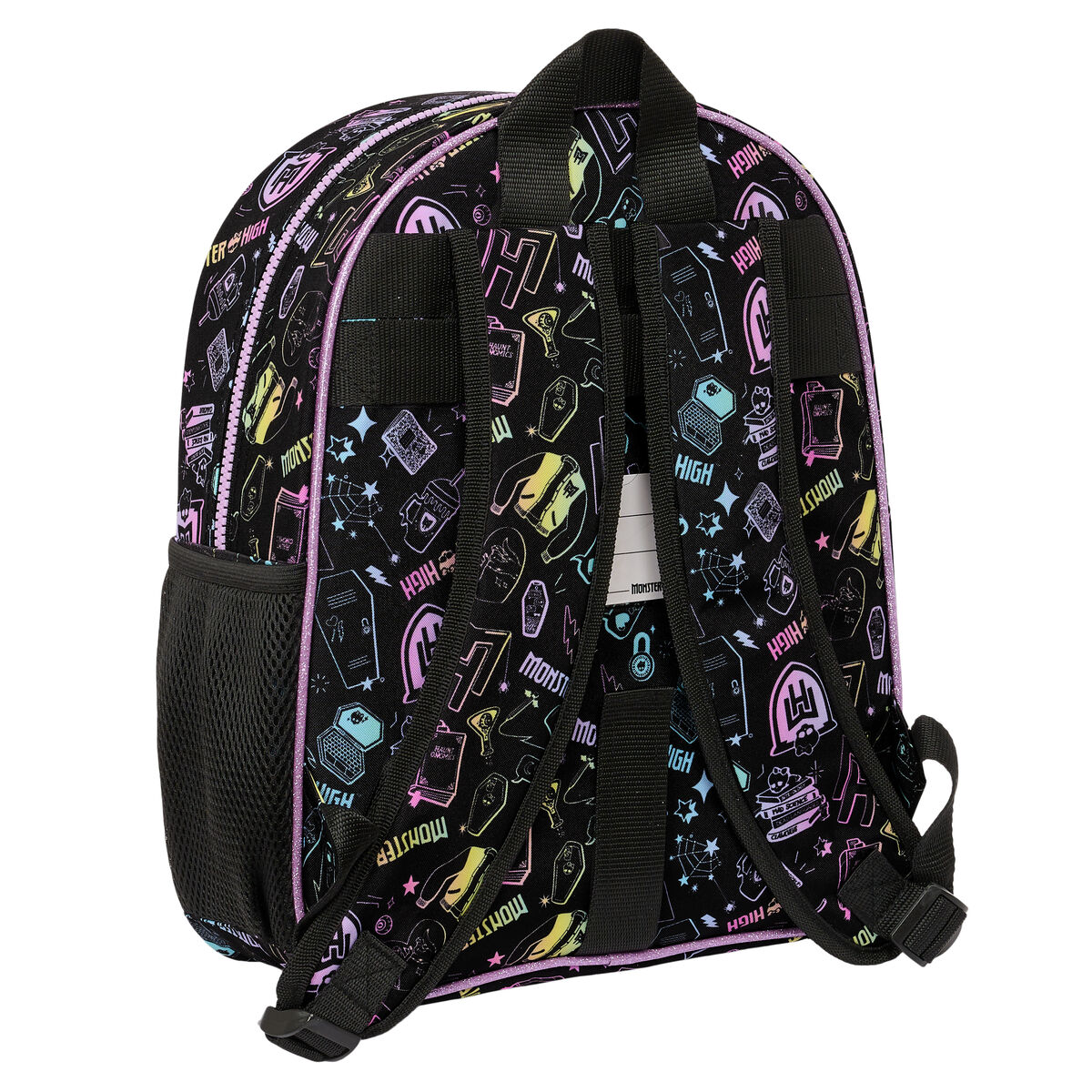 Barnryggsäck Monster High Svart 28 x 34 x 10 cm - 3