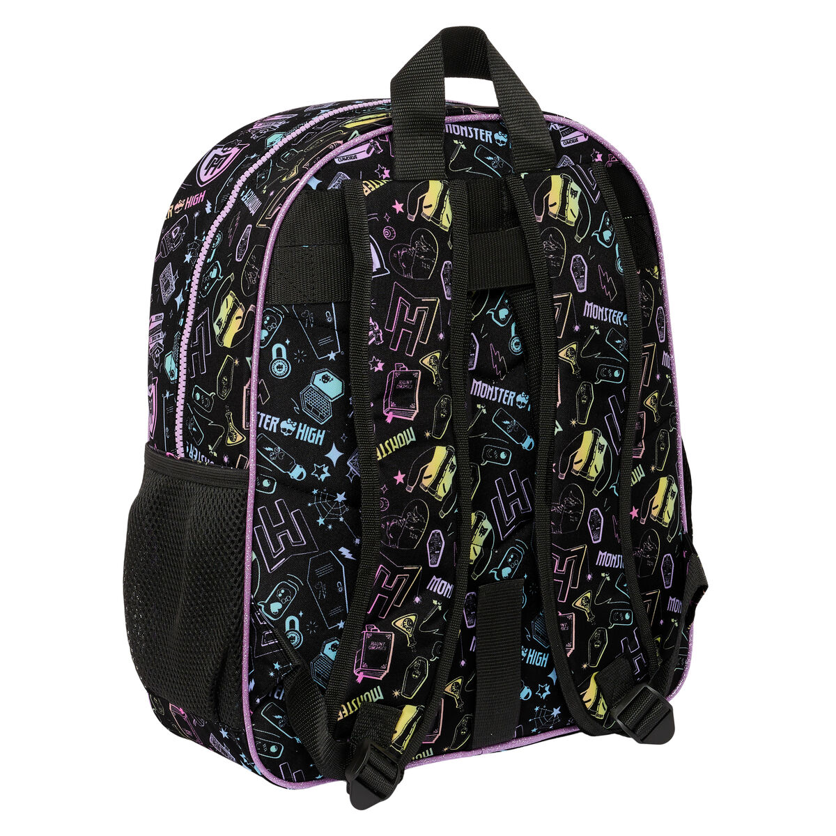 Barnryggsäck Monster High Svart 32 X 38 X 12 cm - 2