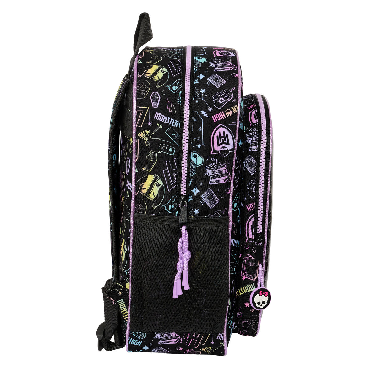Barnryggsäck Monster High Svart 32 X 38 X 12 cm - 3
