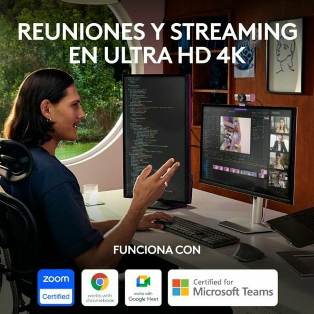 Webbkamera Logitech 960-001559 4K Ultra HD - 3