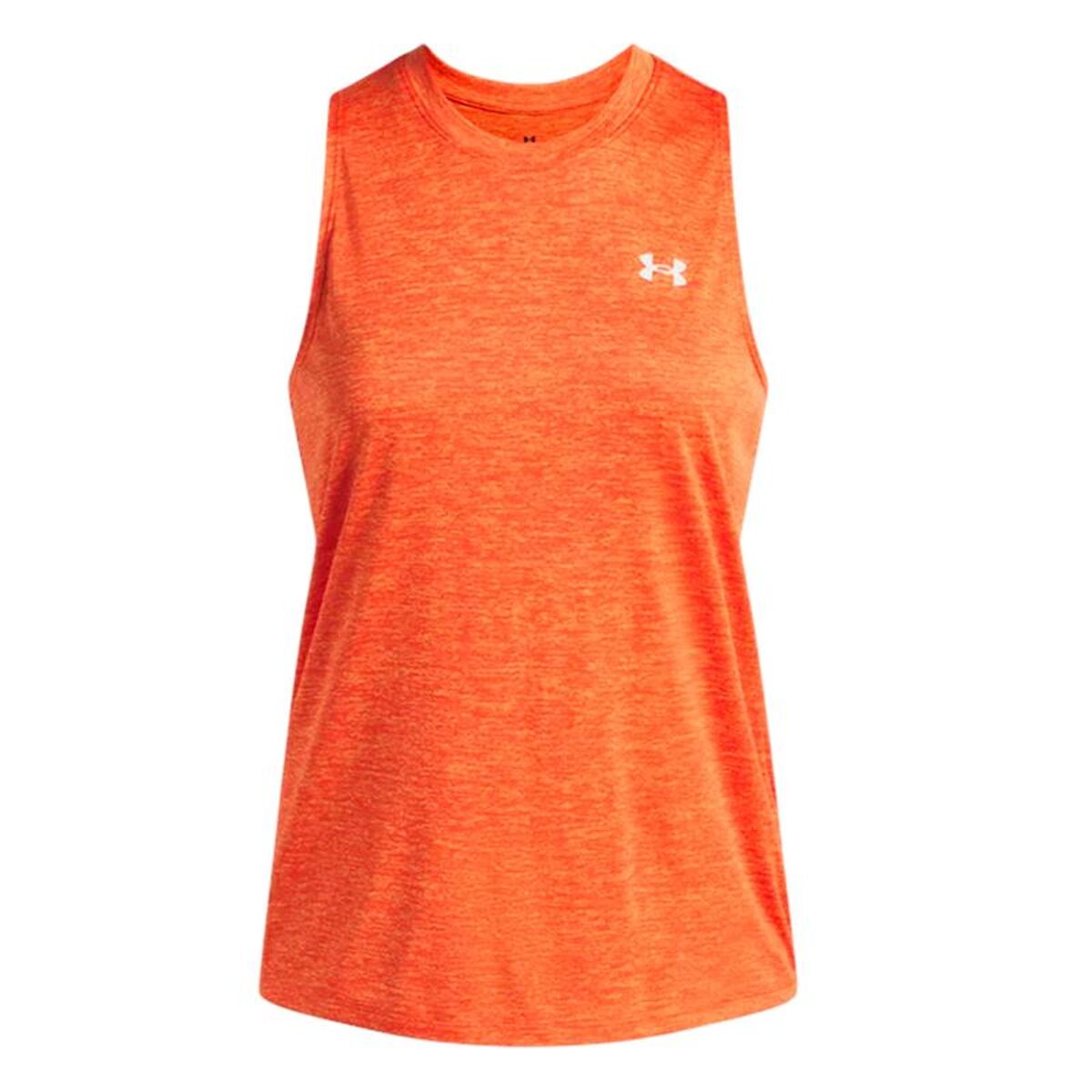 Ärmlös sporttröja Dam Under Armour Tech Tank Twist Orange Fitness