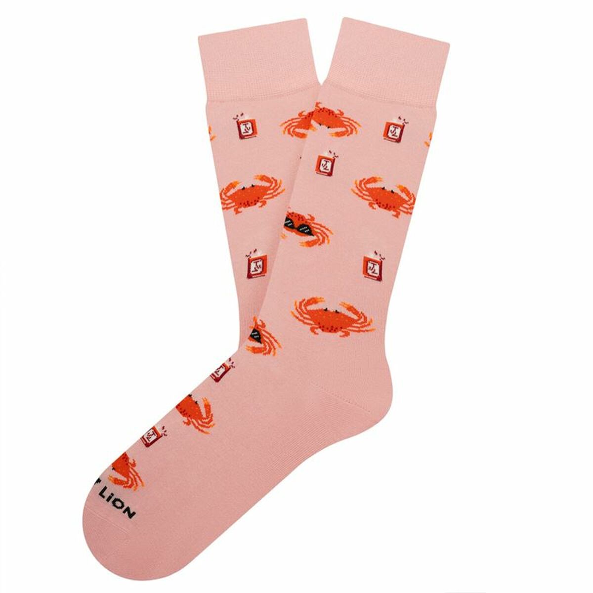 Strumpor Jimmy Lion Cool Crab Rosa 36-40