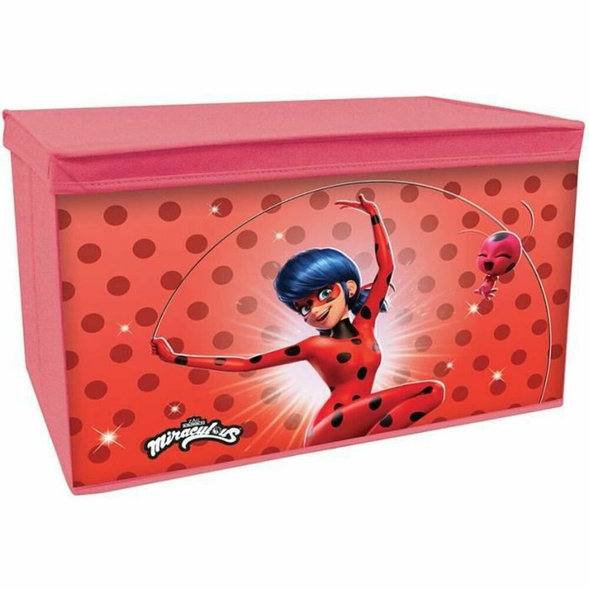 Box Fun House Miraculous Röd 55,5 x 34,5 x 34 cm