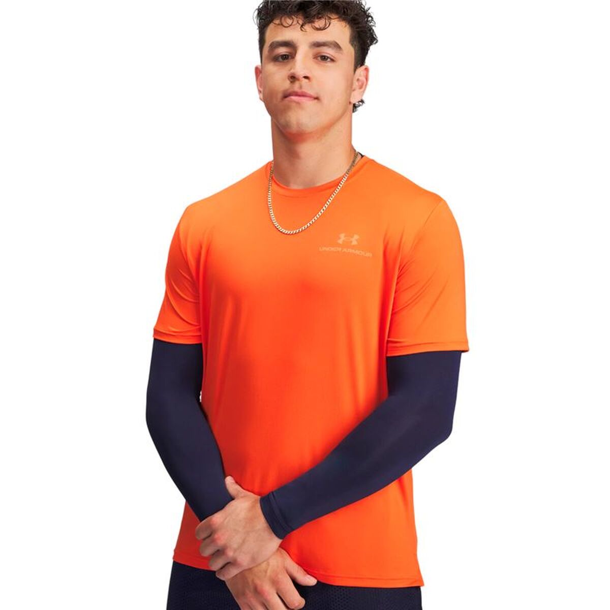 Sporttröja med ärmar Under Armour Vanish Energy Ss Orange
