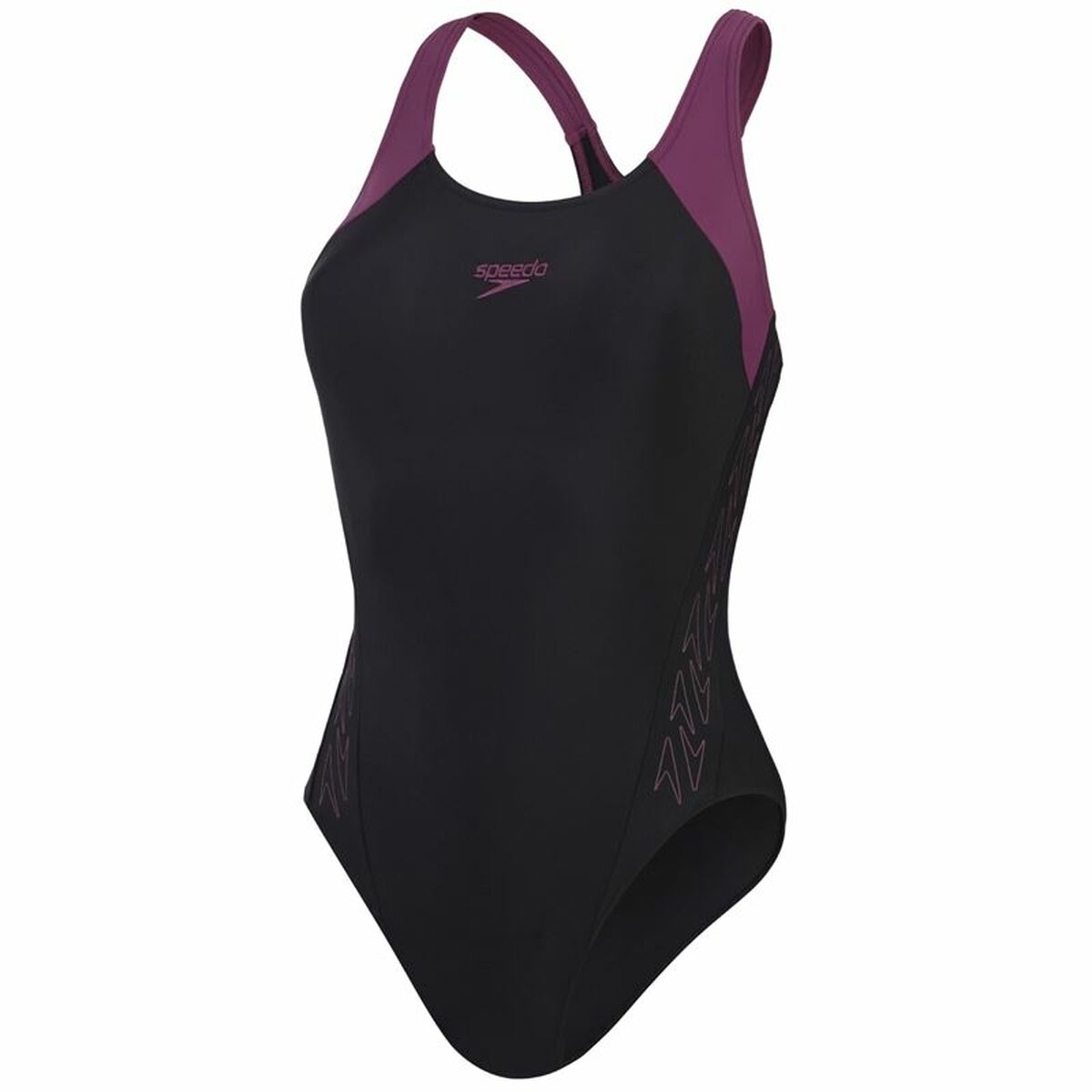 Baddräkt Dam Speedo Hyperboom Splice Purpur