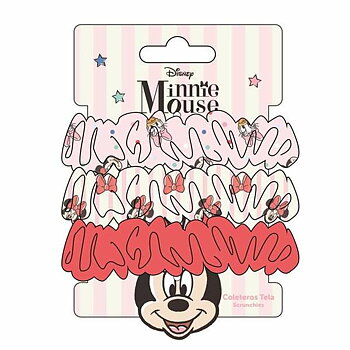 Hårband Minnie Mouse Röd 3 Delar