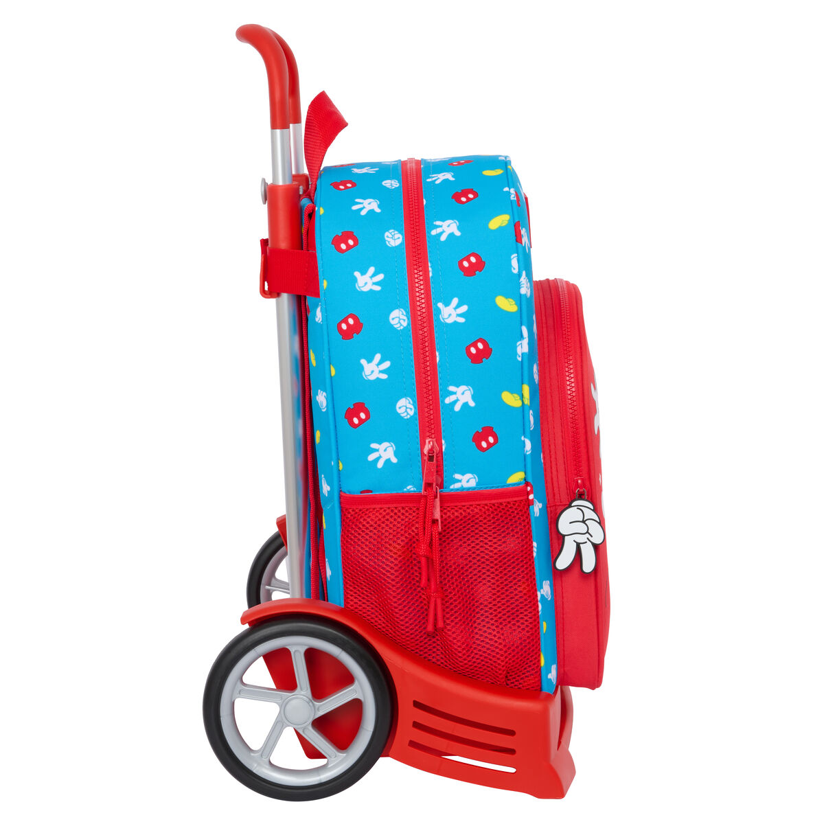 Skolväska med hjul Mickey Mouse Clubhouse Fantastic Blå Röd 33 x 42 x 14 cm - 2