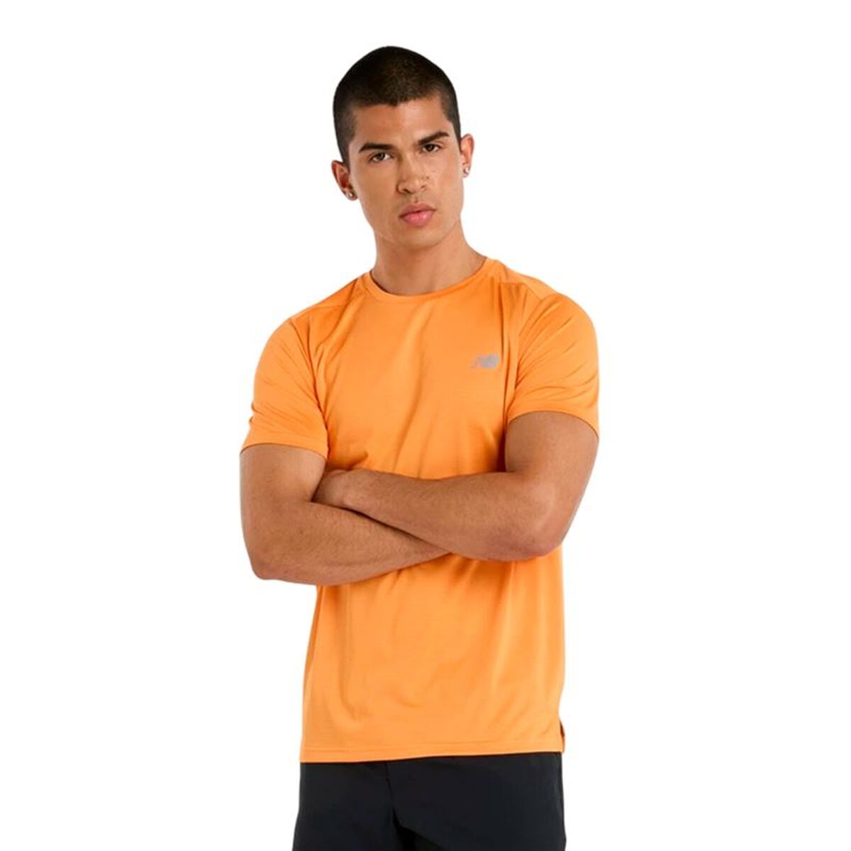 T-shirt med kortärm Herr New Balance Sport Essentials Orange