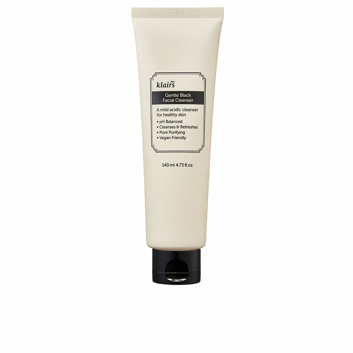 Rengörande ansiktsgel Klairs Gentle Black 140 ml