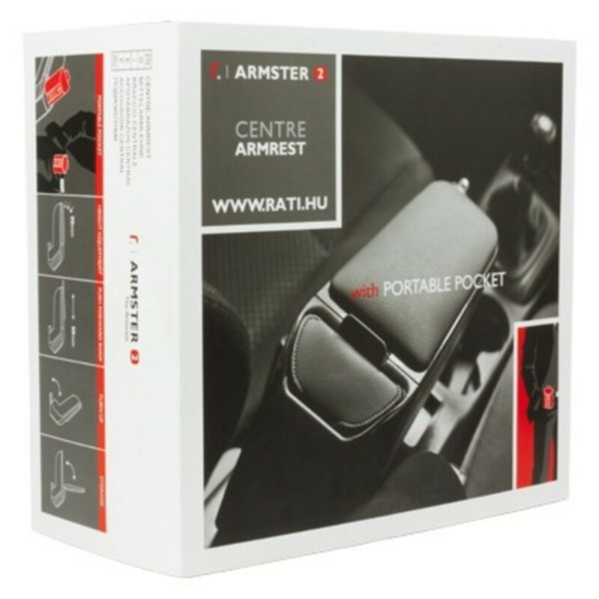 Armstöd Armster V00364 Svart Grå - 2