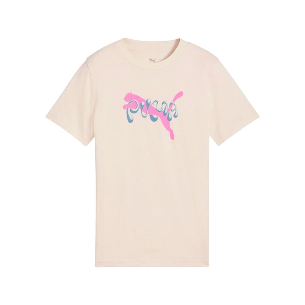Barn T-shirt med kortärm Puma Tweenerverse Beige
