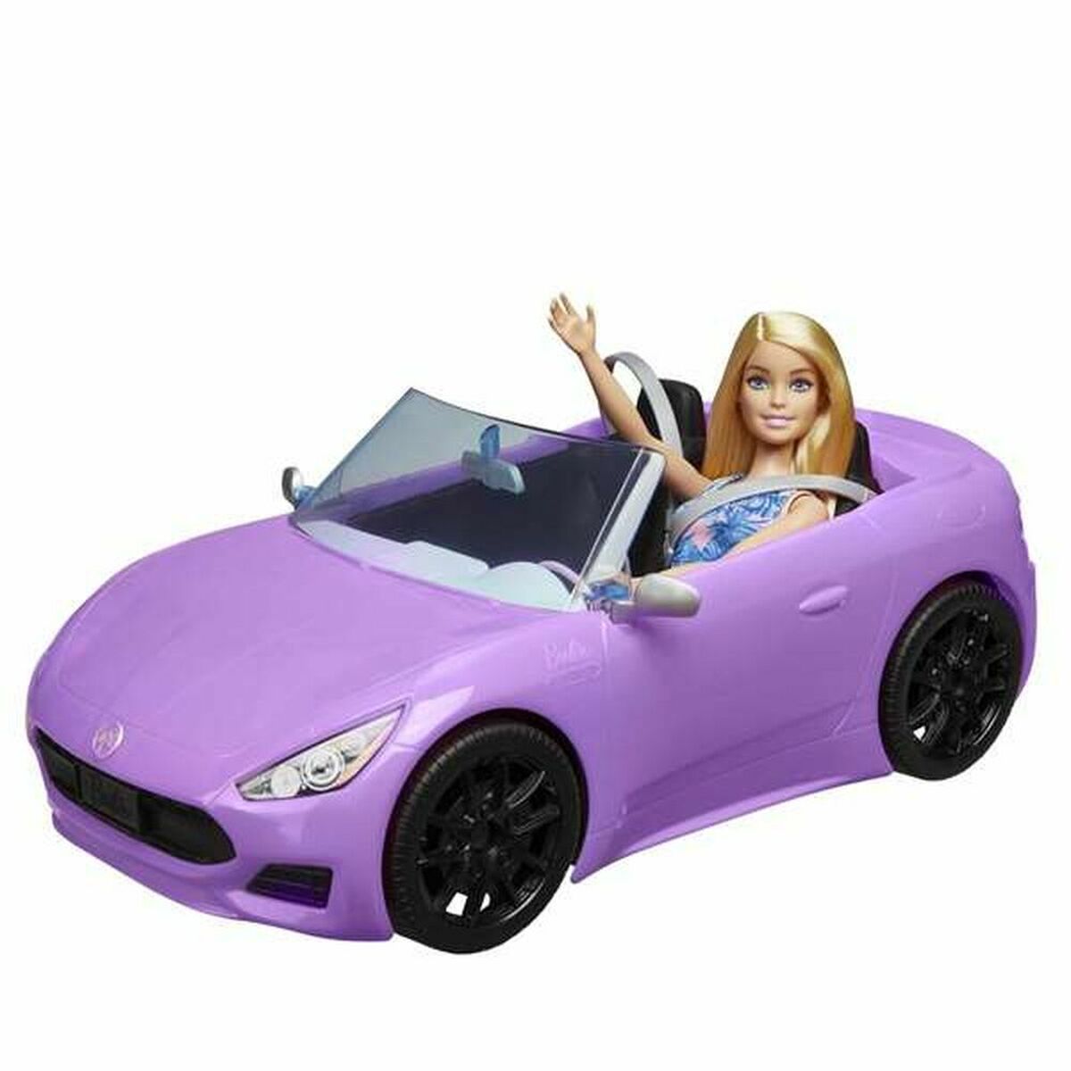 Docka Barbie And Her Purple Convertible - 2