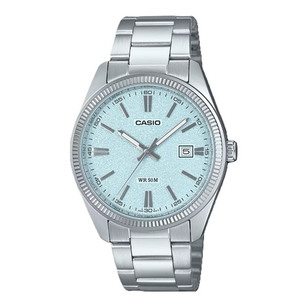 Herrklocka Casio DATE - LIGHT BLUE, MATTE DIAL (Ø 38,5 mm)