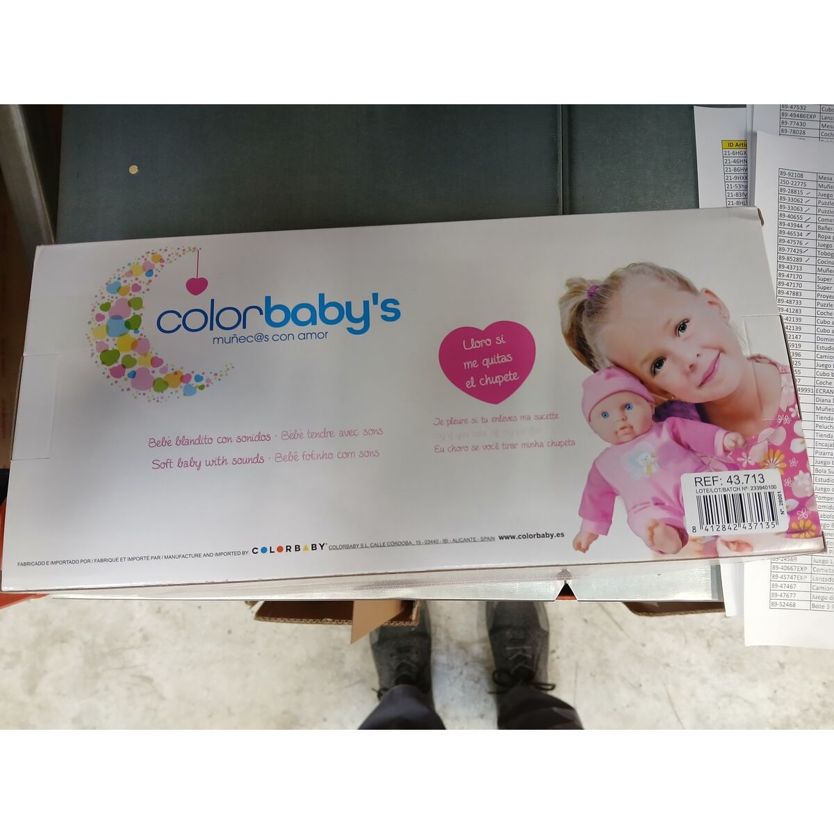 Bebisdocka Colorbaby 31 cm Ljud Mjuk - 2