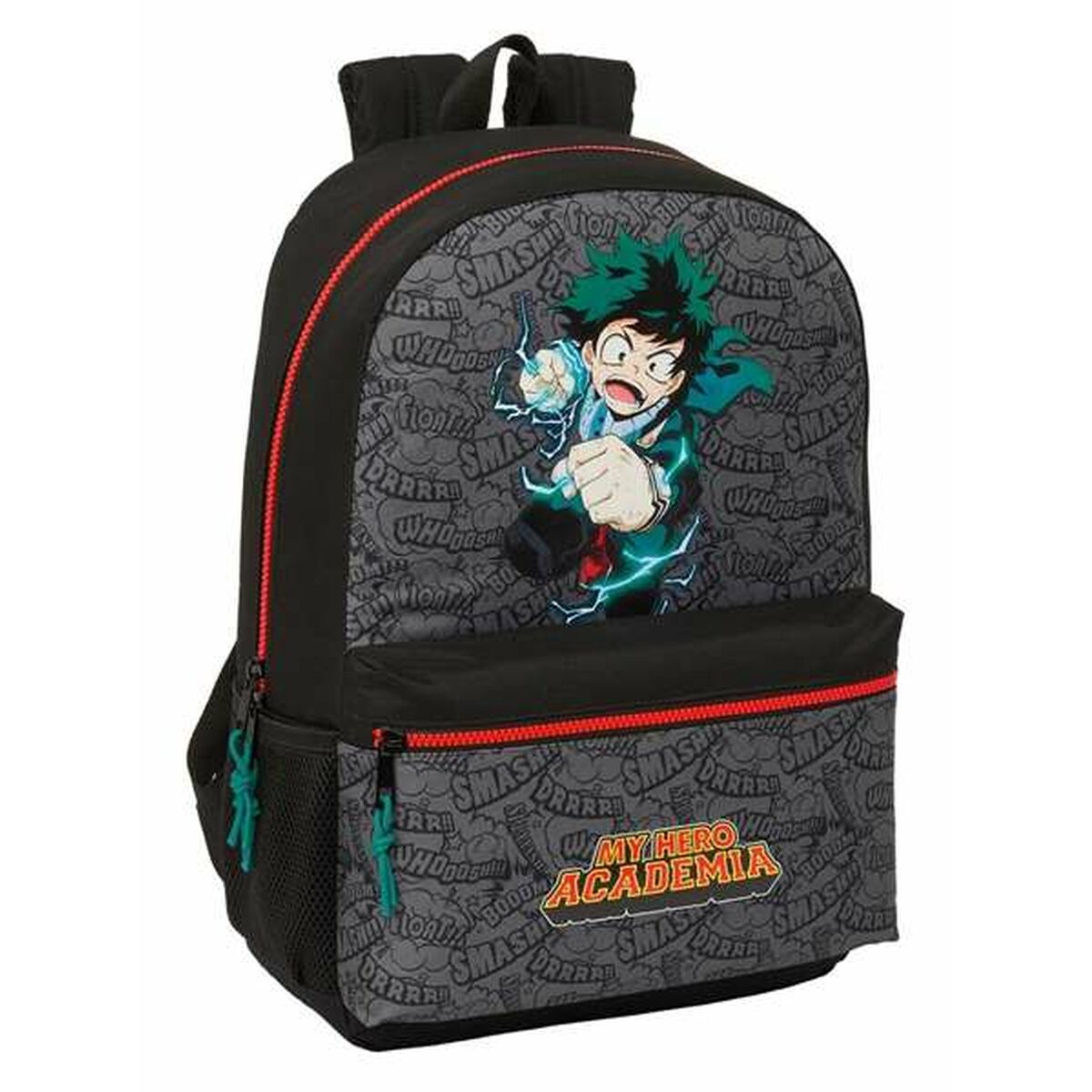 Skolryggsäck My Hero Academia Svart