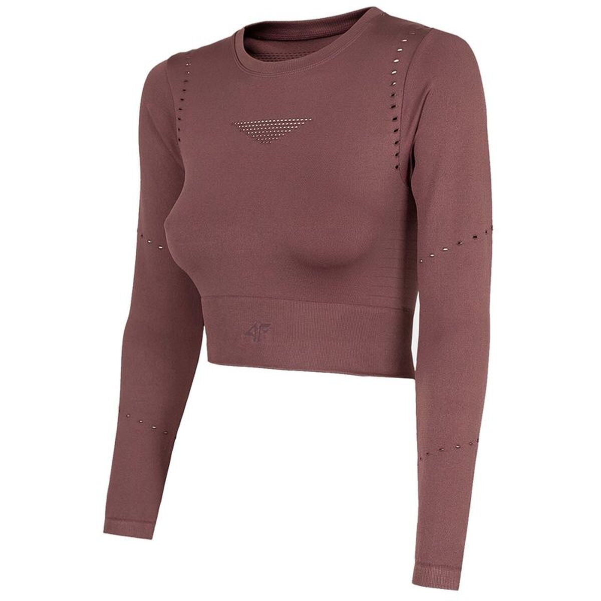 Långärmad t-shirt Dam 4F Bordeaux
