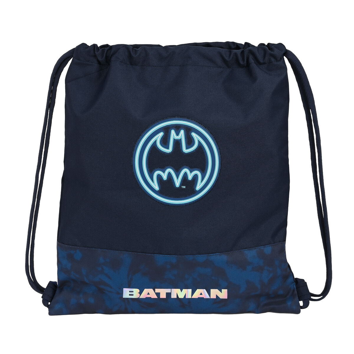 Skopåse med remmar Batman Legendary Marinblå 35 x 40 x 1 cm