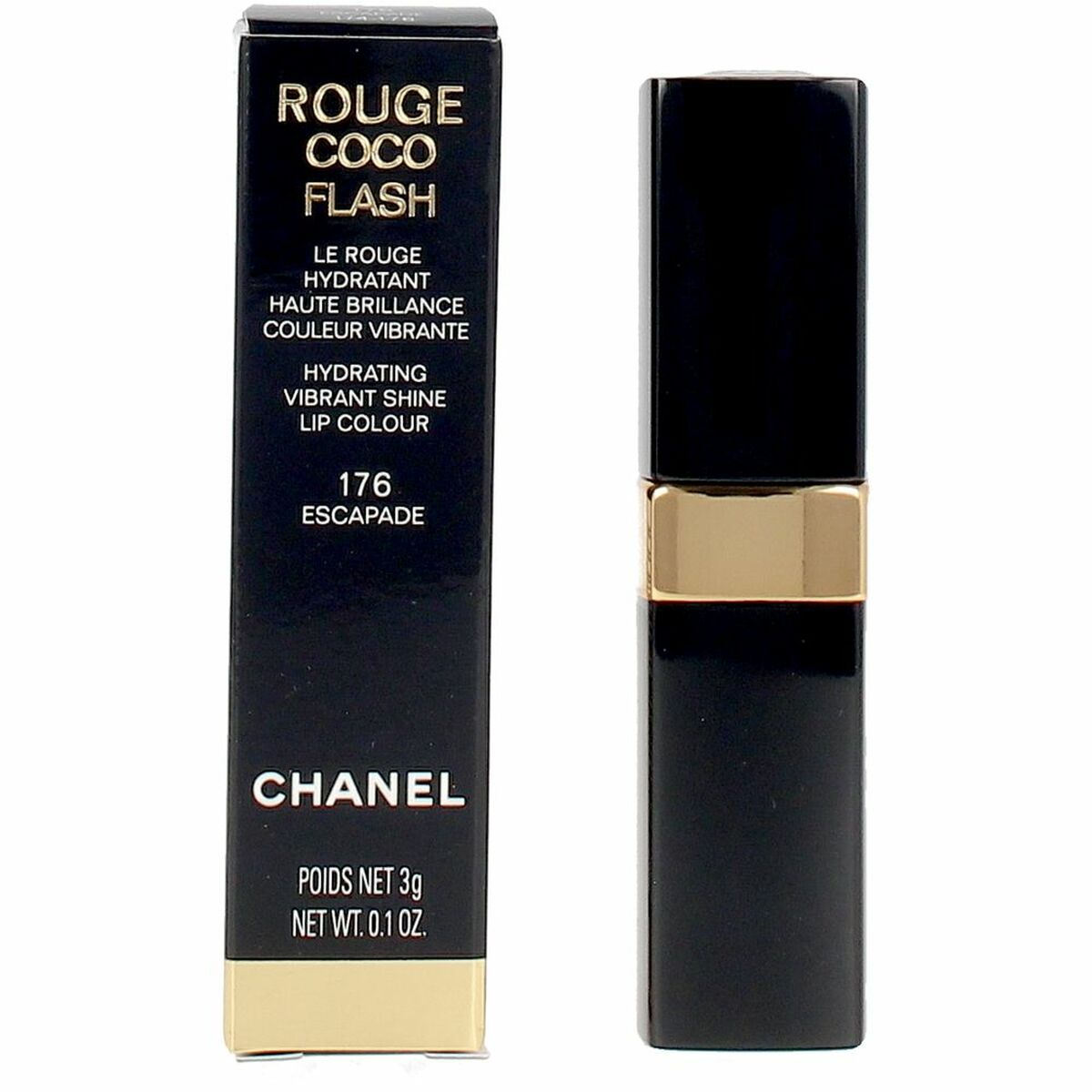 Läppstift Chanel Rouge Coco Flash Nº 176 Escapade Nº 176-Escapade 3 g