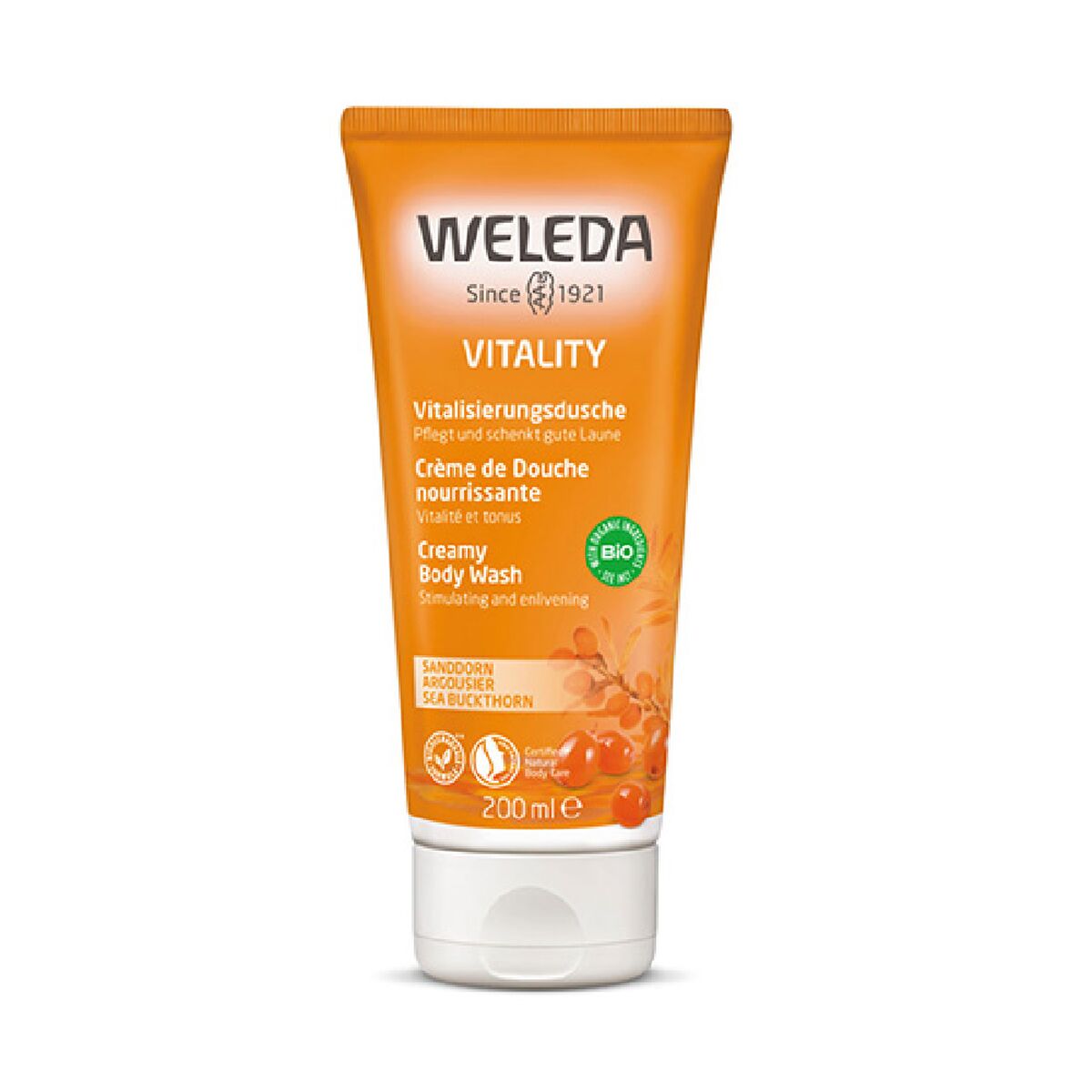 Duschtvål Weleda Sea Buckthorn 200 ml