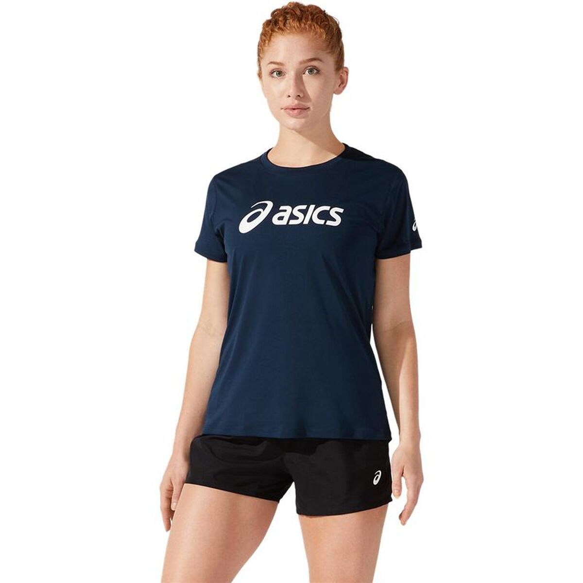 T-shirt med kortärm Dam Asics 2012C330-400 Marinblå (XS)