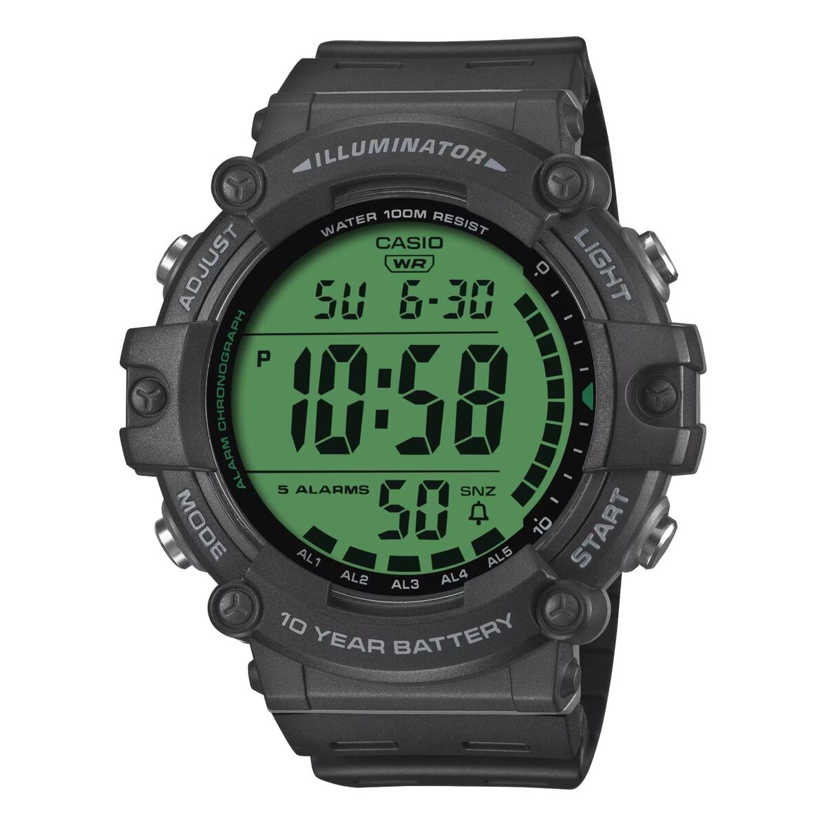 Herrklocka Casio ILLUMINATOR WORLDTIME 10 YEARS BATTERY (Ø 51 mm)