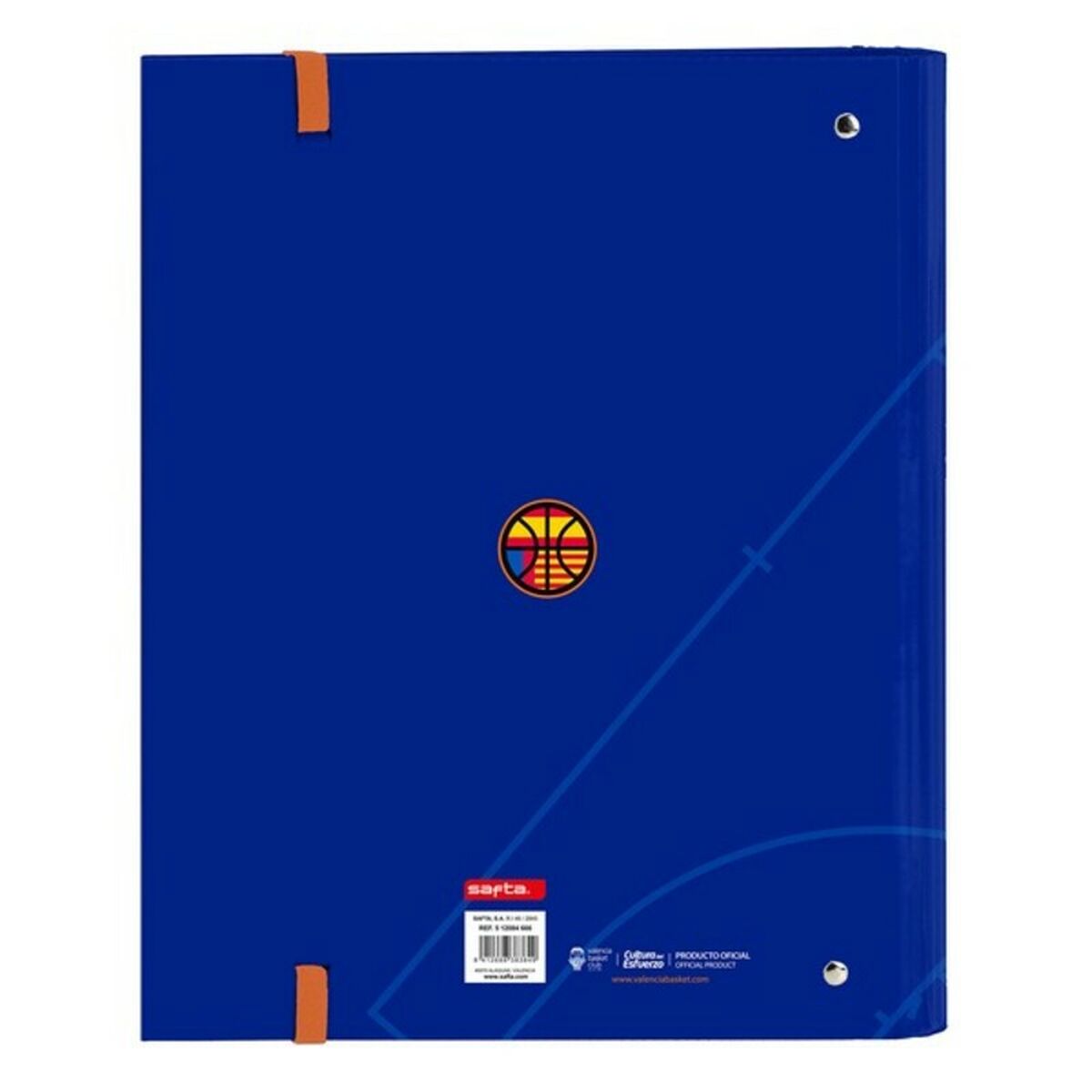 Ringpärm Valencia Basket M666 Blå Orange (27 x 32 x 3.5 cm) - 3