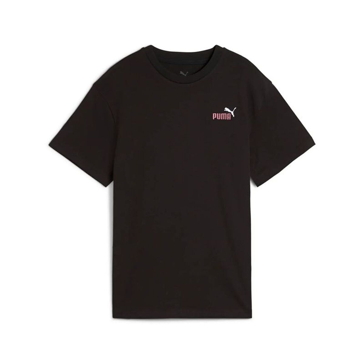 Barn T-shirt med kortärm Puma Essentials 2 Color Svart