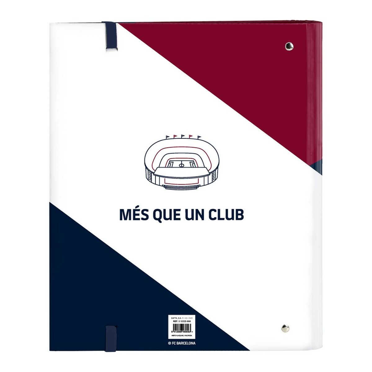 Ringpärm F.C. Barcelona Corporativa A4 Blå Rödbrun (27 x 32 x 3.5 cm) (35 mm) - 2