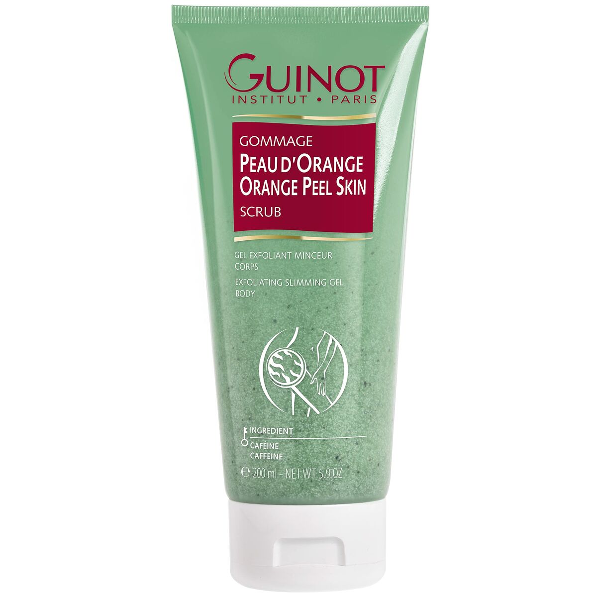 Duschtvål Guinot Orange Peel Skin Scrub 200 ml