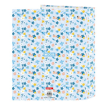 Ringpärm Moos Lovely Blå A4 27 x 33 x 6 cm