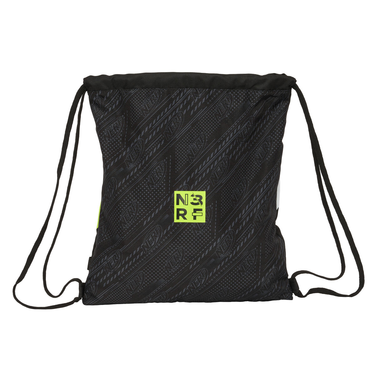 Skopåse med remmar Nerf Get ready Svart 35 x 40 x 1 cm - 2
