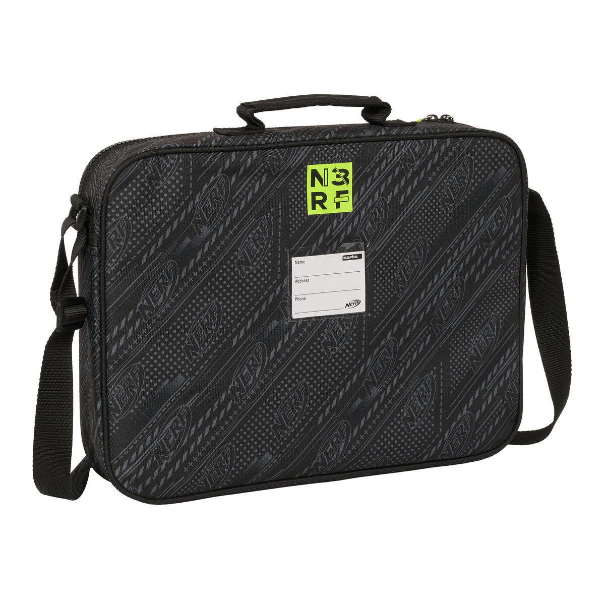 Skolväska Nerf Get ready Svart 38 x 28 x 6 cm - 2