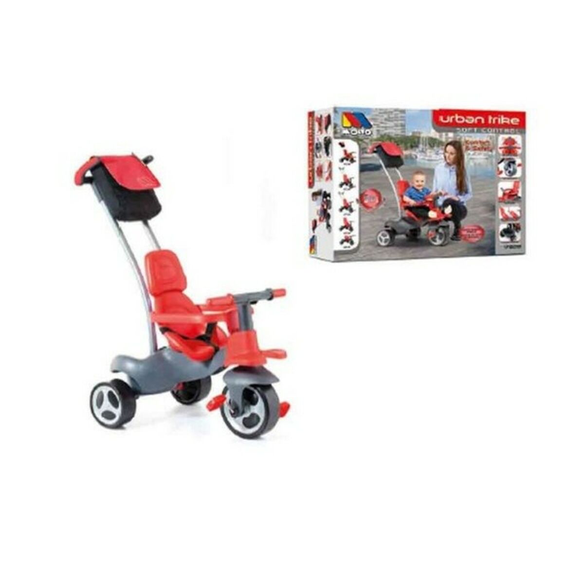 Trehjuling Urban Trike Red Moltó (98 cm) - 3