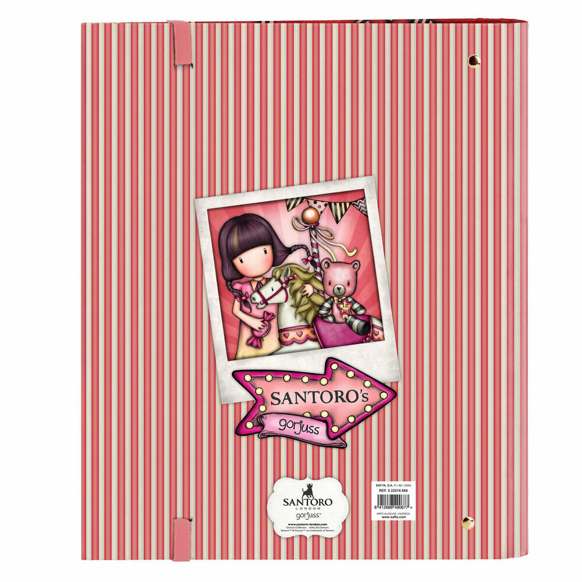 Ringpärm Gorjuss Carousel Lax (27 x 32 x 3.5 cm) - 2