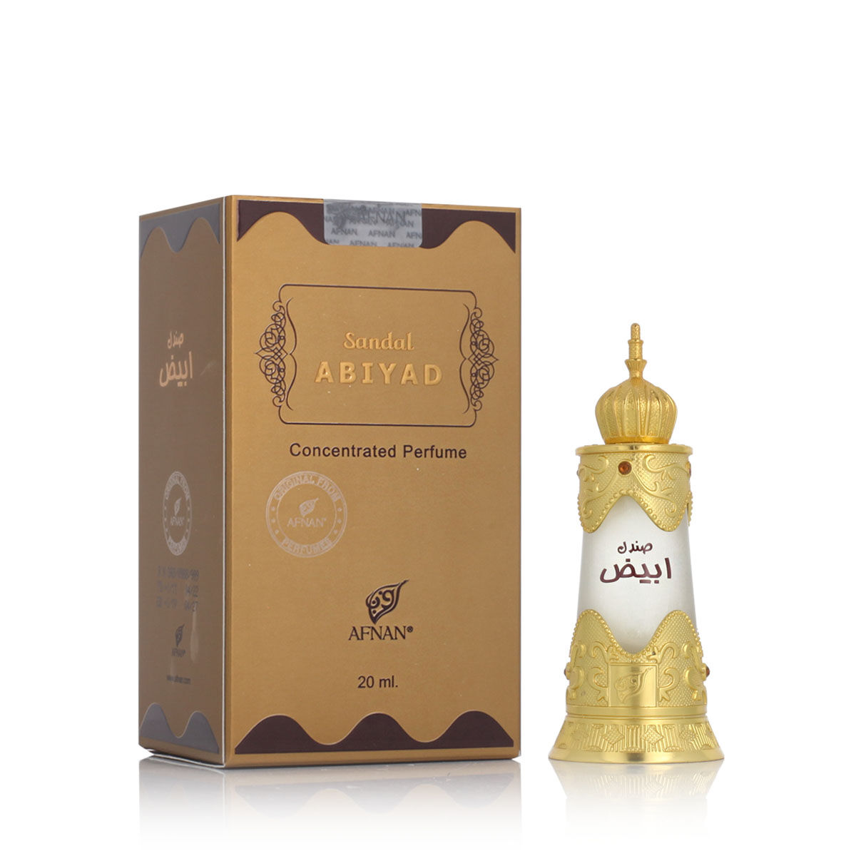 Parfymerad olja Afnan Abiyad Sandal 20 ml