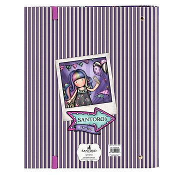 Ringpärm Gorjuss Up and away Purpur (27 x 32 x 3.5 cm)