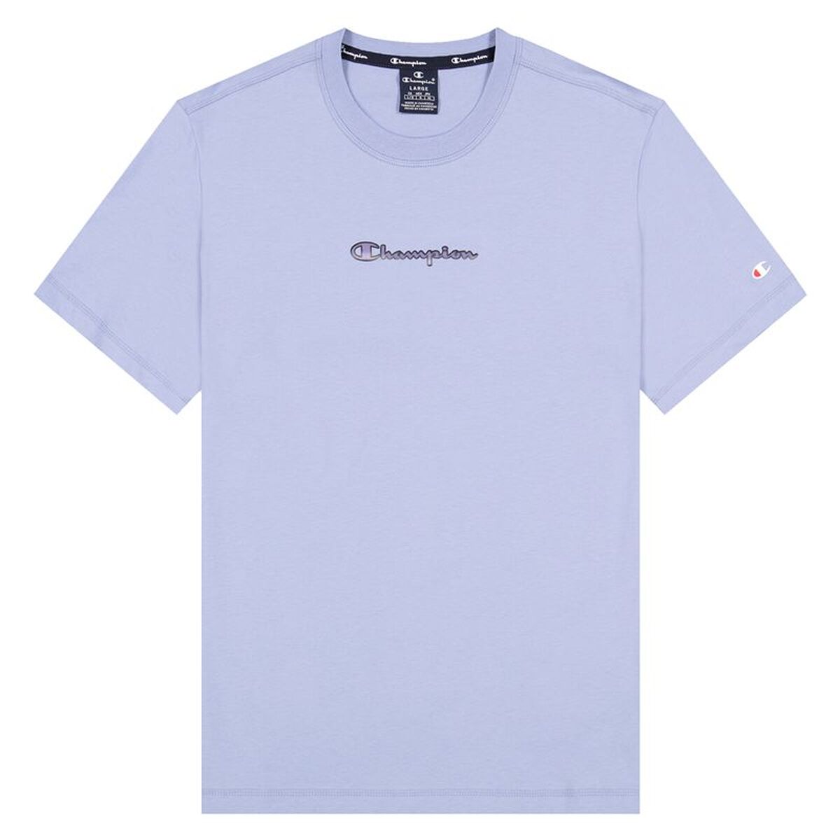 T-shirt med kortärm Herr Champion 217219-VS076 Violett (M)