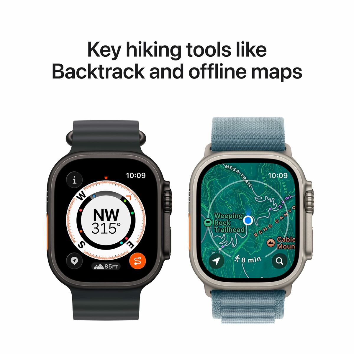 Smartklocka Apple Svart 49 mm - 3
