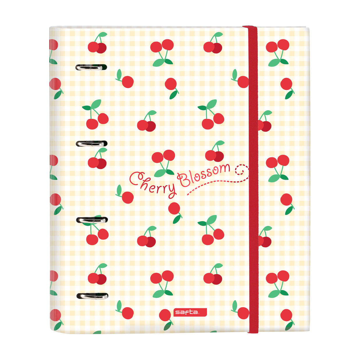 Ringpärm Safta Cherry A4 Beige (27 x 32 x 3.5 cm)