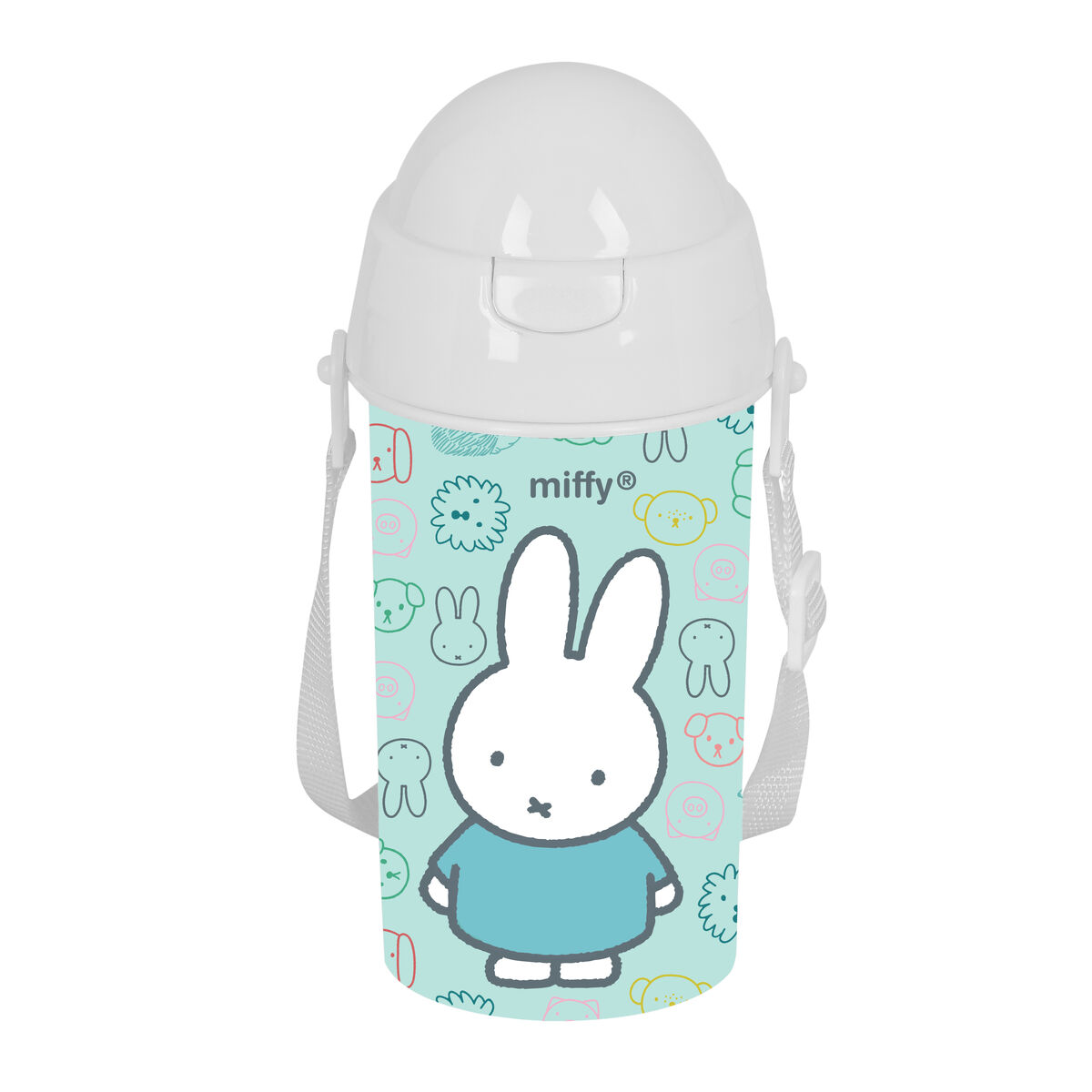 Vattenflaska Miffy Friends Blå PVC 500 ml