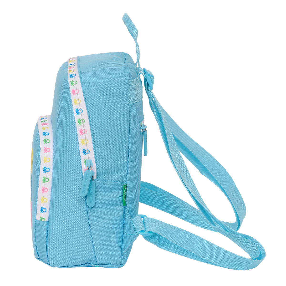 Ryggsäck Benetton Spring Mini Celeste 25 x 30 x 13 cm - 3