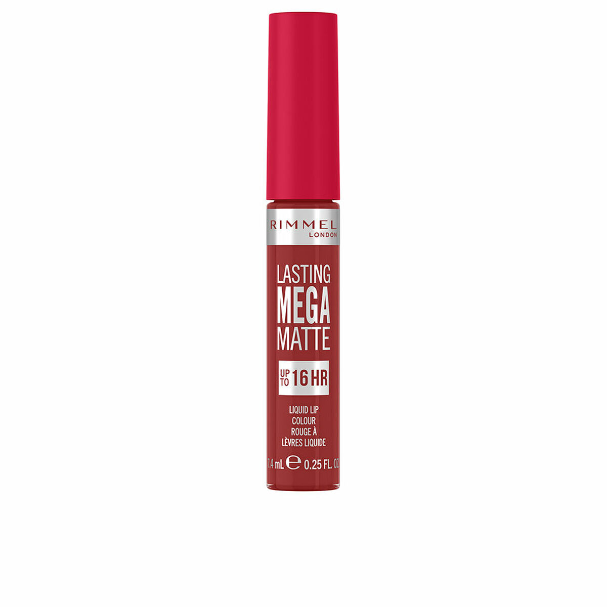 Läppstift Rimmel London Lasting Mega Matte Nº 500 Fire starter Nº 500-Fire Starter 7,4 ml Vätska