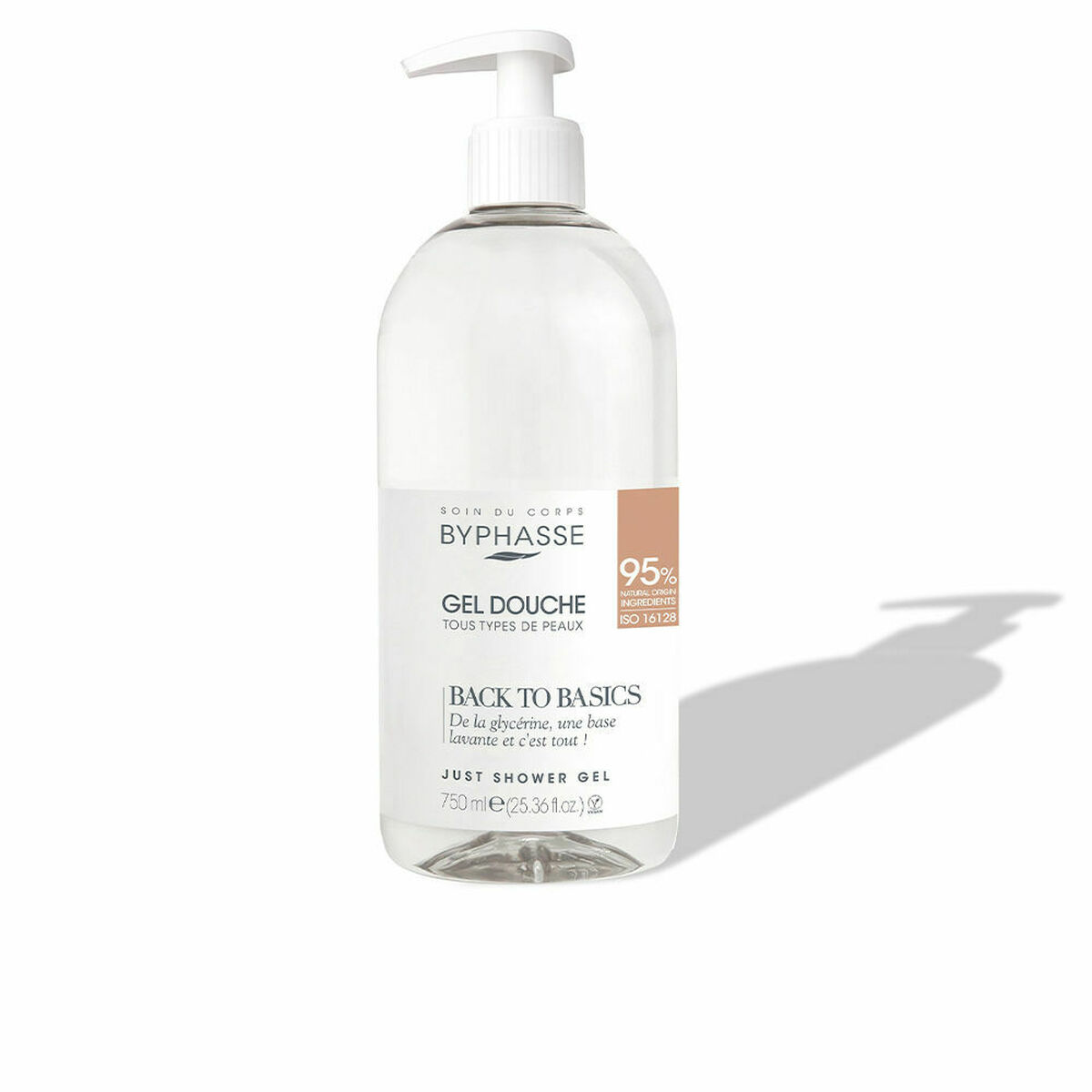 Duschtvål Byphasse Back To Basics 750 ml
