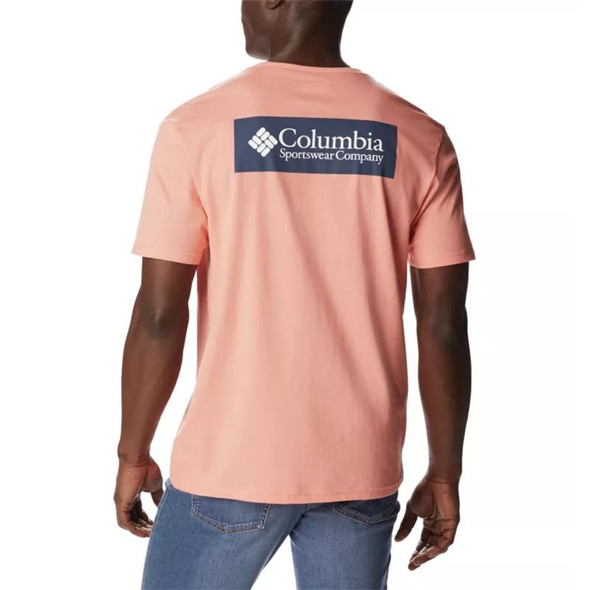 T-shirt med kortärm Herr Columbia 1834041879 Lax (XS) - 2