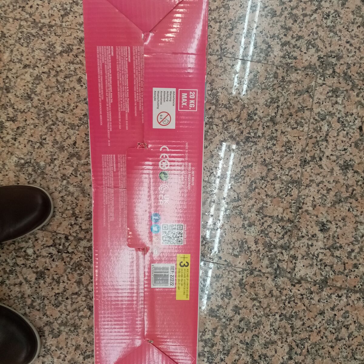 Skooter Moltó Maxi Rosa Ljus (56 cm) - 2